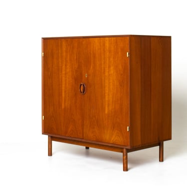 Peter Hvidt & Orla Mølgaard-Nielsen Solid Teak Credenza / Cabinet / Bar