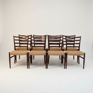 Set of 6 Danish Cord Dining Chairs