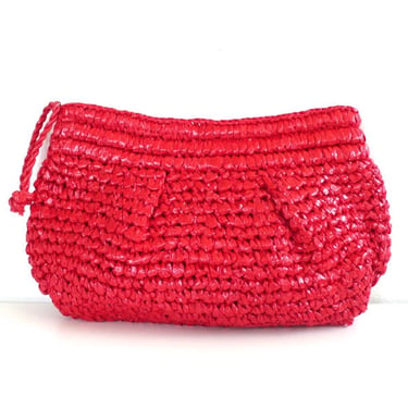 Vintage Handmade in The Philippines Crochet Clutch 