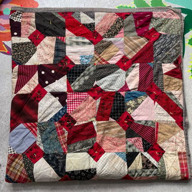 Late 1800s Early American Calico Quilt
