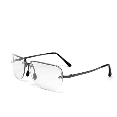 Authentic Vintage 90s Frameless Clear Deadstock Sunglasses 
