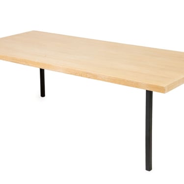 Contemporary Ash Wood Top Dining Table