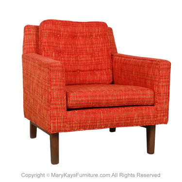 Mid Century Edward Wormley Dunbar Lounge Chair 