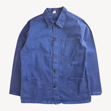 Vintage 1980s Bleu de Travail Chore Jacket | French Workwear Coat Meduim/Large 