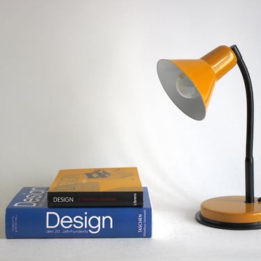 Vintage 70s Veneta Lumi Lamp - Italian Design Classic in Bold Yellow 