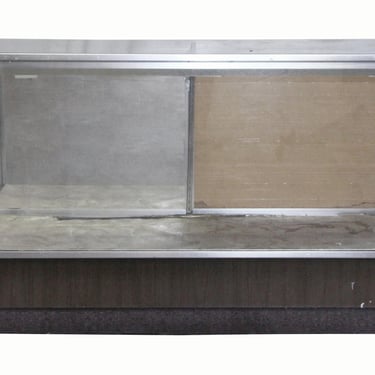 Reclaimed Aluminum & Wooden Showcase