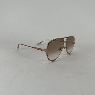 Alexander McQueen Pointed Aviator Sunglasses