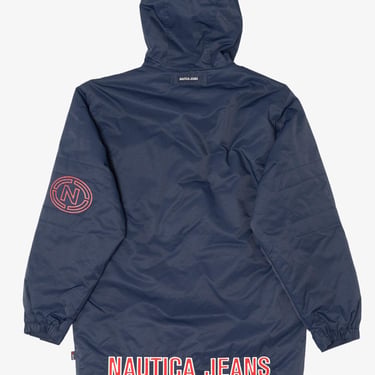 Vintage Navy Blue Nautica Jeans Hooded Jacket (2000s) 