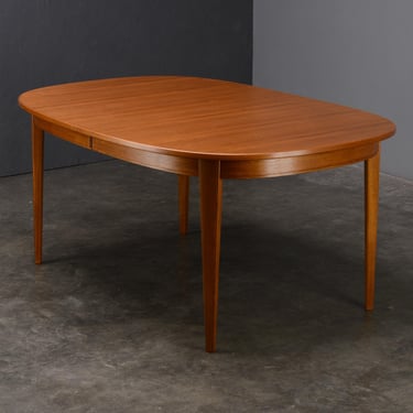 Omann Jun Teak Oval Dining Table Mid-Century Danish Modern 