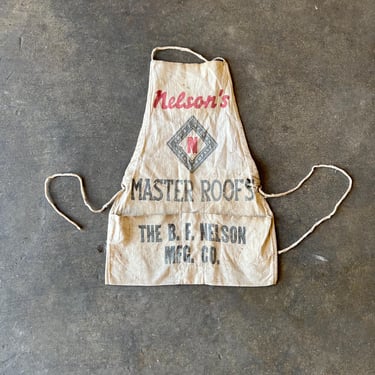 Vintage Nelson Mfg Co Nail Apron Minneapolis, MN 