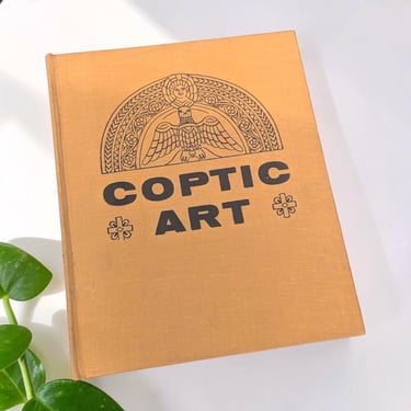 Vintage Coptic Art Book Retro 1960s Hardback + Klaus Wessel + Religion/Art + Sculpture + Color and Monochrome Plates + Coffee Table Book 