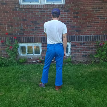 Vintage 1970's Blue Dickie's Jean Pants / Light / 32 x 28 1/2 