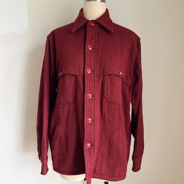 Vintage 1980s Woolrich Tweed Shacket / Shirt Jacket // men's XS or womens M 