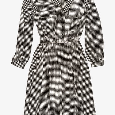 Vintage Black And White Leslie Fay Dress (1980s) 