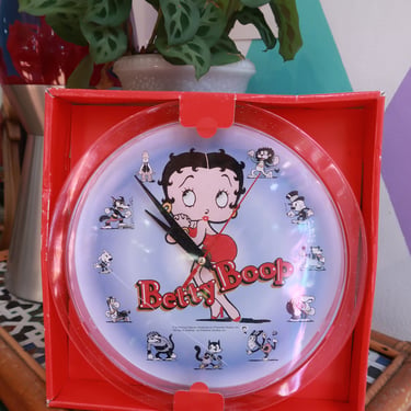 Vintage Betty Boop Wall Clock in Original Box