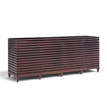Barbara Barry for Baker Mahogany Fluted Sideboard Credenza 
