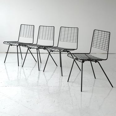 Wire Chairs by John Keal for Pacific Iron