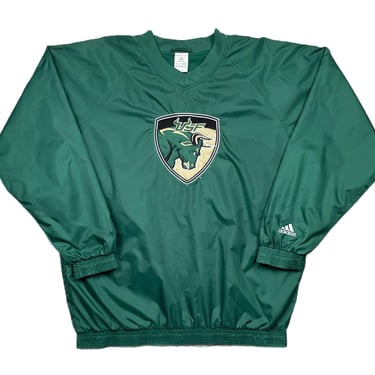 Vintage 90s/Y2K Adidas University of South Florida Bulls Embroidered Windbreaker Jacket Coat Size Medium/Large 