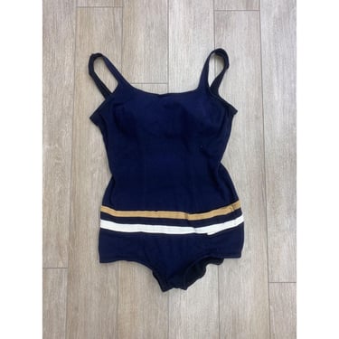 Vintage Early 1950s Catalina Bathing Suit Cotton Part of the Art of Eve AS IS Wounded Bird 