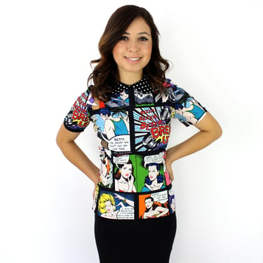 SUPER SALE!! Retro Inspired Comic Strip Top 