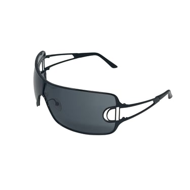 Dior Black Jumbo Side Logo Sunglasses