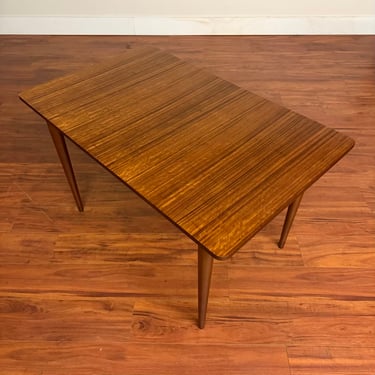 Vintage Mid-Century Small Dining Table with Leaf