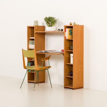 Modular Oak desk by Hundevad, Denmark, 1970s 