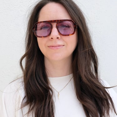 Jane Mini Sunglasses / Red Tortoise