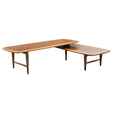 Professionally Refinished Andre Bus for Lane 'Switchblade' Pivoting Coffee Table