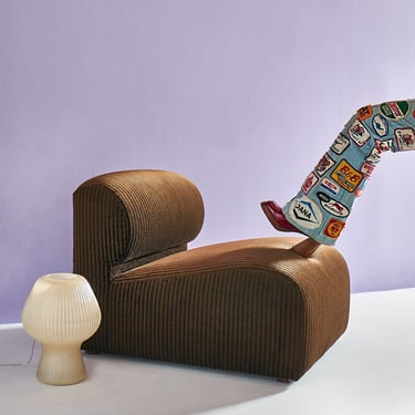 AVAILABLE CUSTOM Space Age Vintage Lounge Chair 