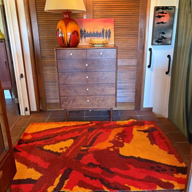 Mid Century Modern Kipp Stewart Drexel Declaration Chest Dresser Drawers 