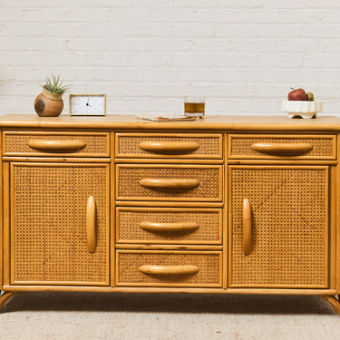 Bamboo Vintage Credenza