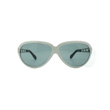 1970s Silver Racer Sunglasses