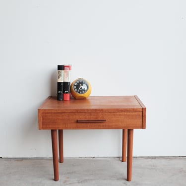 Teak nightstand / side table by Spottrup PBJ Mobler from the 1960's. Made in Denmark. 