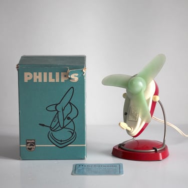 Philips HA2728 1960s desk fan. EU PLUG 