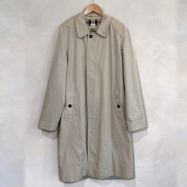 BURBERRY, Long Trench W Plaid Lining, 48