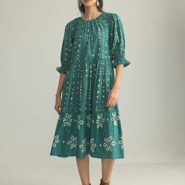 Gypsy Heart Dress in Canyon Teal