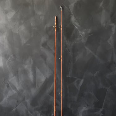 Antique 1900s Bamboo + wood fishing rod 