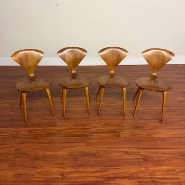 Vintage Plycraft Cherner Chairs Set of 4