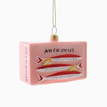Anchovies Can Ornament