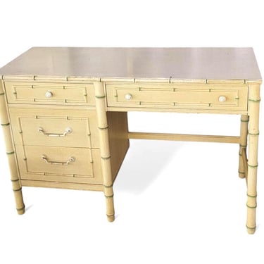 Thomasville Allegro Faux Bamboo Desk 