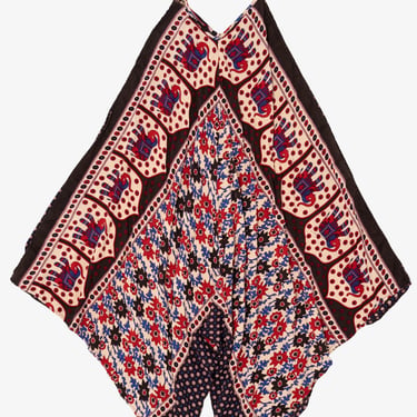 Vintage Speed Control Elephant Pattern Spaghetti Strap Tent Dress (2000s) 