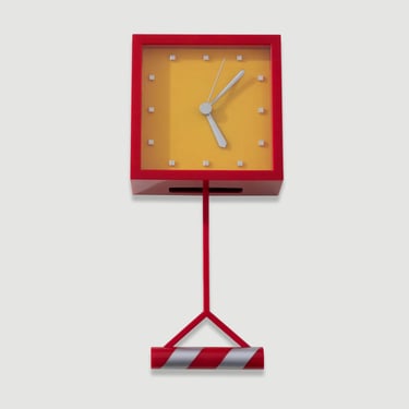 Vintage IKEA BRYT Pendulum Wall Clock – Memphis Design – Pop Art – Maria Vinka – 2003 – New in Box 