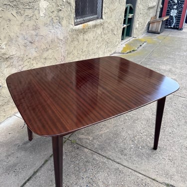 Mid century dining table rosewood laminate table Danish modern dining table 