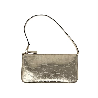 Dior Gold Logo Shoulder Bag