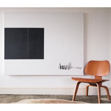 Original MURRY HANDLER Hard-Edge Abstract PAINTING 48x60