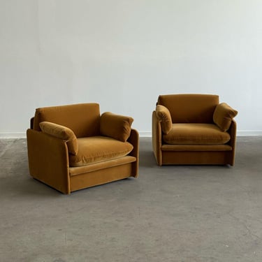 Post Modern Lounge Chairs - Pair 