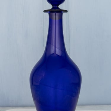 Victorian Bristol Cobalt Decanter