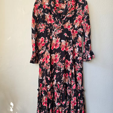 Roses Ruffled Dress