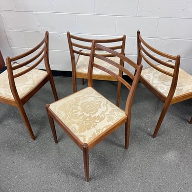 Set Of 4 Mid Century Modern Teak  Dining Chairs ByG Plan 